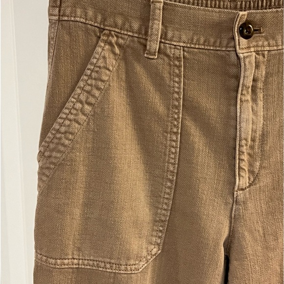 GAP Tan Utility Cargo Jogger Pant Size 10 - Picture 4 of 10